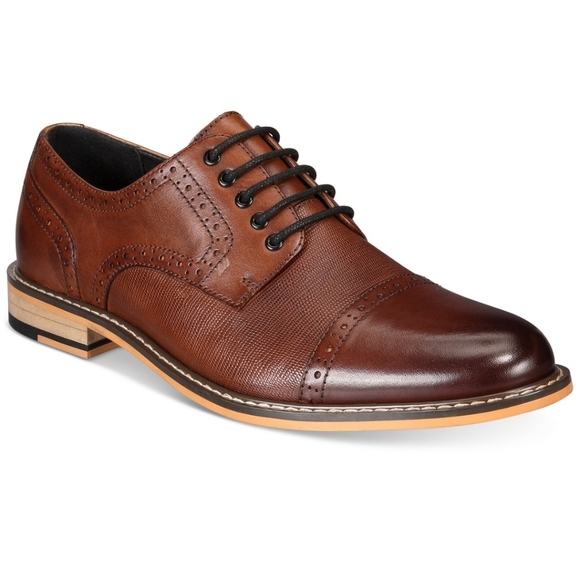 Bar III Other - Bar III Men's Parker Leather Cap-Toe Brogues 12